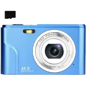 INF DC311 Kompakti digitaalikamera 32GB TF-kortilla Blue
