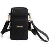 INF Monitoiminen Crossbody-puhelinlaukku Black