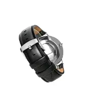 INF Retro kellon ranneke aitoa nahkaa DW-kelloille 20 mm Black