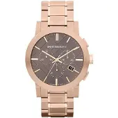 Burberry BU9353 Taupe Chronograph Dial Rose kullattu miesten katsella