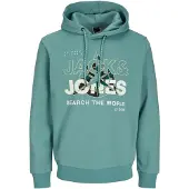 Jack & Jones Collegepaita 'JJHunt' keltainen / vihreä / musta / valkoinen