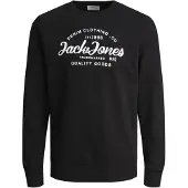 Jack & Jones Collegepaita 'JJForest' musta / valkoinen