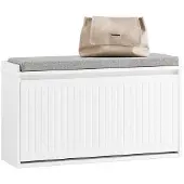 SoBuy kestävä kenkäkaappi FSR98-L-W, luonnonmateriaalit, 155kg