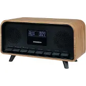 Thomson Wooden wireless speaker COSY Bluetooth Radio FM Alarm LCD 30W