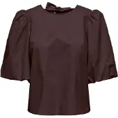 JDY Jdymonila 2/4 Tencel Bow Top Wvn - Brown - XL