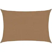 vidaXL Aurinkopurje 160 g/m² harmaanruskea 2x2,5 m HDPE