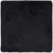 vidaXL Pörrömatto korkeanukkainen NAVARRA musta 120x120 cm polyesteri
