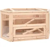 vidaXL Hamsterin häkki 80x40x43 cm täysi kuusi