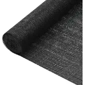 vidaXL Näkösuoja musta 1,8x50 m HDPE 75 g/m²