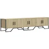 vidaXL TV-taso Sonoma-tammi 180x34x41 cm puupohjainen materiaali