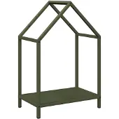 vidaXL Polttopuuteline 40x25x60 cm kylmävalssattua terästä