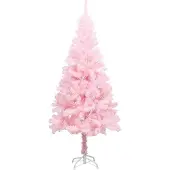 Tekojoulukuusi jalustalla pinkki 180 cm PVC
