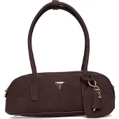 GUESS Isobel Sml Shoulder Satchel - Brown - ONE SIZE