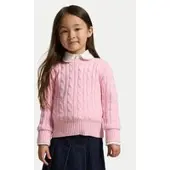 Ralph Lauren Cable-Knit Cotton Sweater - Pink - 88-93