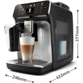 Philips 5500 series EP5546/70, Espressokone, 1,8 L, Kahvipapuja, Sisäänrakennettu mylly, 1500 W, Harmaa