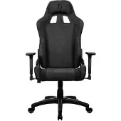 AROZZI Avanti Soft Fabric - Dark Grey, kangasverhoiltu pelituoli, tummanharmaa/musta