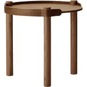 Cooee Design Woody pöytä Ø45 cm Tummapetsattu tammi
