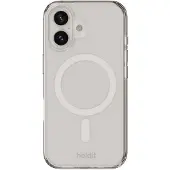 Holdit iPhone 16 MagSafe -suojakuori, valkoinen/läpinäkyvä