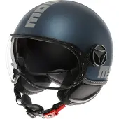 Momo FGTR Evo Jet-Kypärä Matta/Sininen/Hopea unisex, size 57