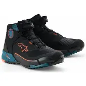Alpinestars CR-X DS Lenkkarit Musta/Turkoosi/Neonoranssi Miehet, size 9