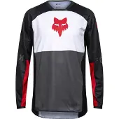 FOX 180 Flow MX-pusero Valkoinen/Punainen/Musta Miehet, size 2XL