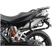 SW-Motech EVO -sivukannattimet - musta. KTM 990 SM / SM-T / SM-R / 950 SM