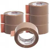 Hobby Hall Sarja ruskeita pakkausteippejä 48mm x 90m, 6 kpl.