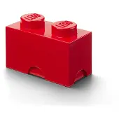 LEGO container for storing Brick 2 bricks, red, 250 x 180 x 125 mm, RC40021730