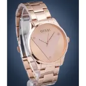 GUESS Analoginen kello 'Emblem' roseekulta
