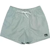 Quiksilver Uimashortsit 'DELUXE 1' tummanvihreä / valkoinen