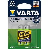 Varta – Ladattava Accu Power AA 2600mAh 2 kpl (5716101402)
