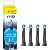Oral-B iO Ultimate Clean -hammasharjan päät - musta - 4 kpl