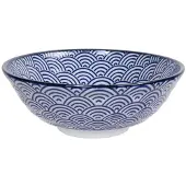 Tokyo Design Studio Nippon Blue Soba Kulho 21 cm Waves