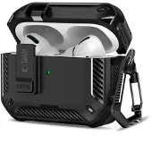 Tech-Protect Airpods Pro 3 Carbonox -kotelo - musta