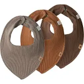 Name it Nbnyvetti 3P Scarf Bib Noos - Brown - ONE SIZE
