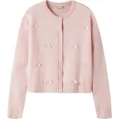 Name It Kids Nkfkarin Ls Knit Card - Pink - 116