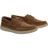 Timberland for man. TB0A6CXMEW11 Leather Nautic Shoes Portofino Pier brown (42), Beige, Flat, Laces, Casual