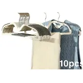 Hobby Hall Tilaa Säästävät Vahvat Vaateripustimet, 10 vnt. Pilka