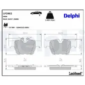 Delphi Jarrupalasarja (4kpl), levyjarru LP3962