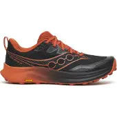 Saucony Men's Peregrine 16 Black/rust 50