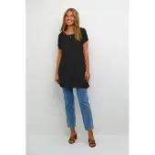 Kaffe Amber Ss Tunic - Black - 42