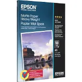 Epson A3 mattapaperi - - 297 x 420 mm - 167 g/m2 - 50 kpl - Korkea tulostuslaatu