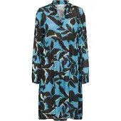Kaffe Kalisette Amber Dress - Blue - 34