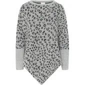 Kaffe Kamolly Poncho - Grey - ONE SIZE