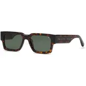 Philipp Plein Aurinkolasit SPP183M 54/19/150 Ruskea/keltainen kiiltävä Akryyli MIEHET SPP183M