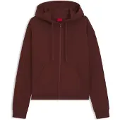 HUGO for woman. 50535240 Brown Dalfine sweatshirt (S), Casual, Cotton