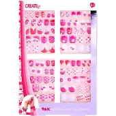 Create It ! Liimattavat tekokynnet 96 kpl