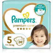 Pampers Premium Care Size 5 kertakäyttövaipat 11-16 kg 30 kpl