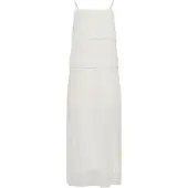Kaffe Kakiera Plissé Dress - White - 40