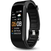 INF Aktiiviranneke / Fitness rannekoru / sykemittari Black